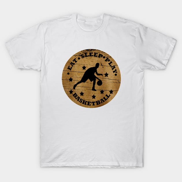 basketball vintage retro style T-Shirt by omitay